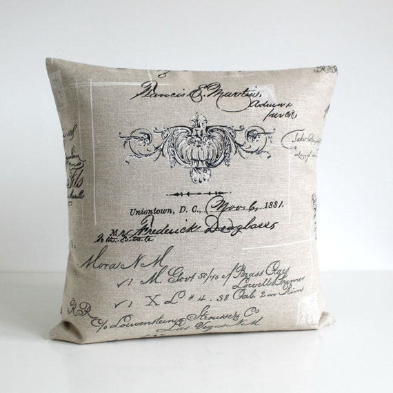 Linen Cushion Cover Pillow Cover Decorative Pillow Cover Etsy