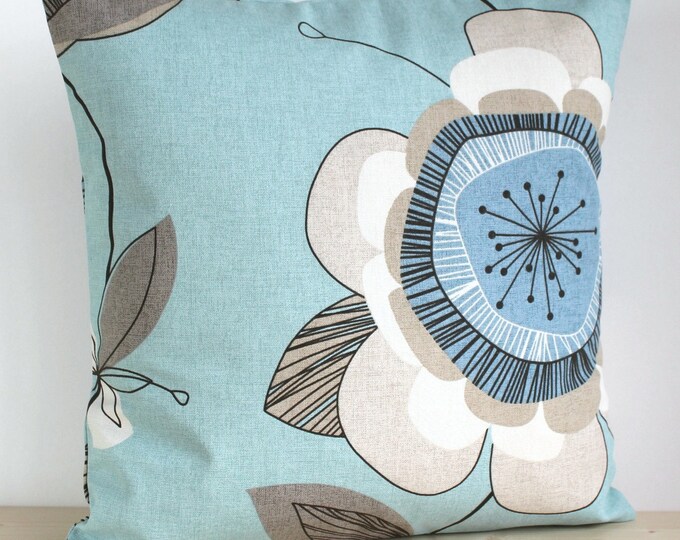 Duck Egg Blue Cushion Cover 16 Inch Pillow Sham Duck Egg Etsy