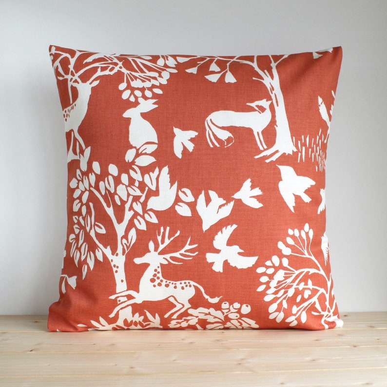 Decorative Pillow Cover Orange Pillow Sham Cushion Cover Etsy UK
