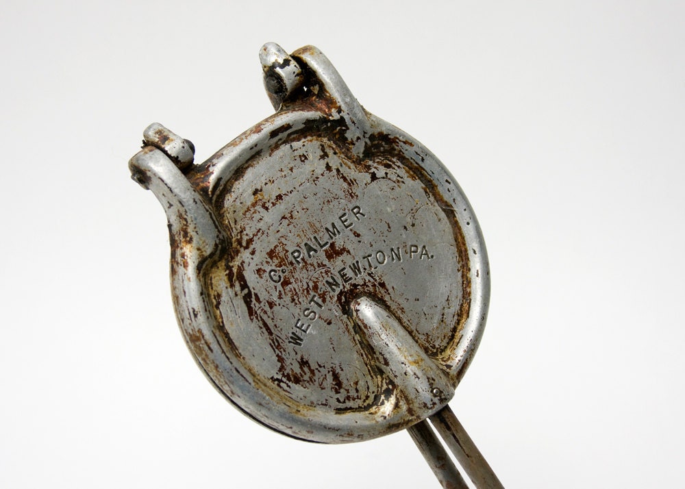 Vintage C Palmer Stove Top Pizzelle Iron Etsy