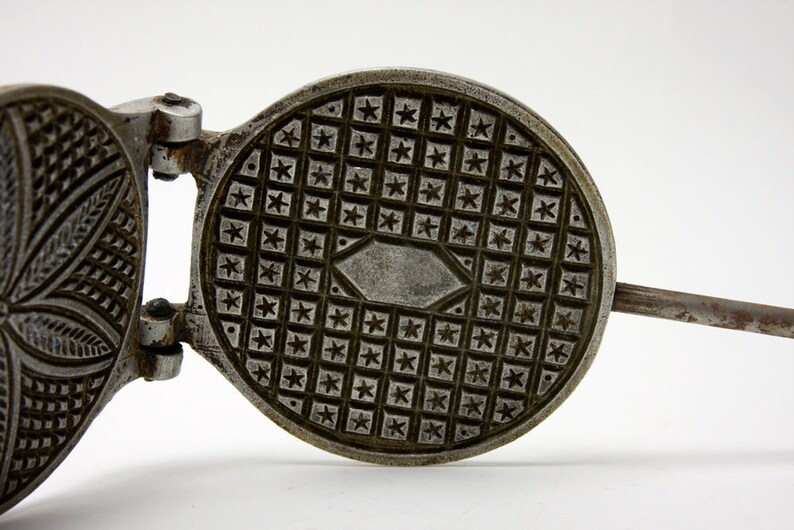 Vintage C Palmer Stove Top Pizzelle Iron Etsy