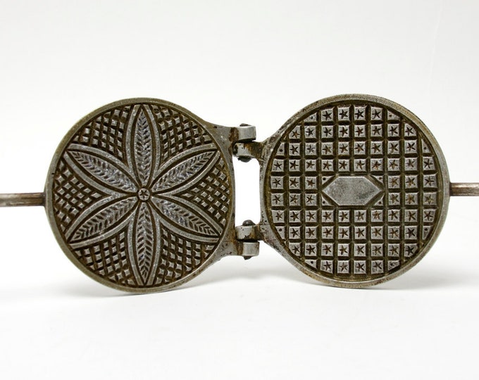 Vintage C Palmer Stove Top Pizzelle Iron Etsy