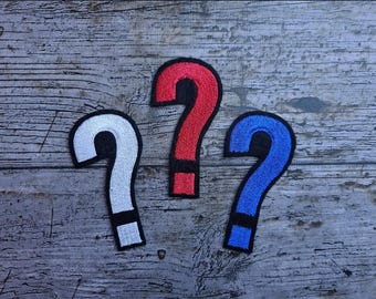 ponto de interrogação, aplique, remendo, ???