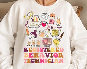 Registered Behavior Technician Halloween Png, Halloween Behavior Analyst Png, RBT Png, ABA Therapist Png, Therapy Gift, Spooky Season Png