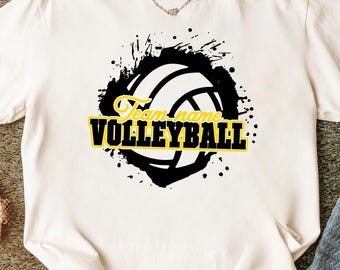 Volleyball PNG, Volleyball Team Template png, Volleyball Mascot png, Team Logo png, Volleyball Team Shirt, Personalized, Player Shirt
