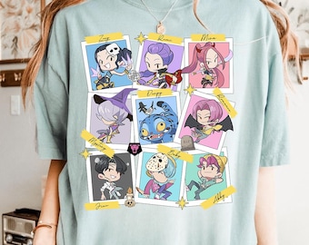 Huntrix Kpop Demon Hunters PNG Digital Download, Cute Saja Boys Spooky Halloween Shirt, Anime Chibi Halloween Characters Tee
