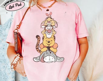 Retro Disney Winnie The Pooh PNG, The Pooh and Friends PNG, Poo Tigger Piglet Eeyore,Disneyland WDW, Magic Kingdom