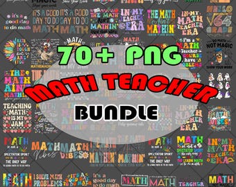 70+ Math Teacher PNG, Back to School Png, Teacher Appreciation, Math Lover png, New Teacher Gift,Teacher Life Png, The Math Ain't Mathin png