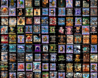 120+ Italiaanse Brainrot png-bundel, shirtontwerp cappuccino-ballerina, Bombardino Crocodilo png, Tralalero Tralala, Tung Tung Tung Sahur png