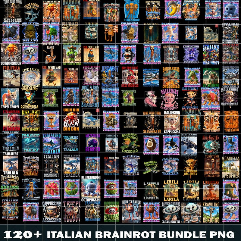 Brainrot Png Files - Etsy