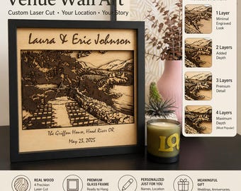 Personalized Wedding Artwork (Custom Location Gift)