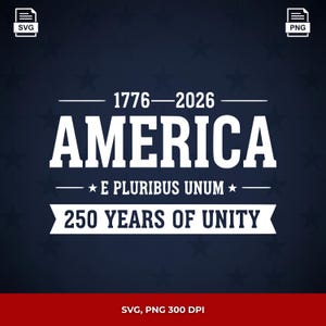 Amerika 250 år enighet SVG | Patriotiskt sigill lasergraveringsdesign (digital nedladdning)