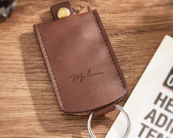 Chaveiro com texto personalizado, chaveiros de couro personalizados para ele, chaveiro de couro personalizado, chaveiro do pai, presentes de couro para homens