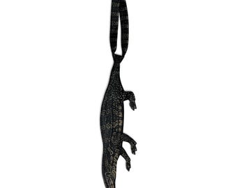 TIE A KNOT - Varanus salvator tie (water monitor,animal tie,fish tie)