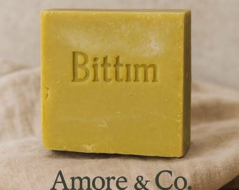 Handmade Vegan Bittim Soap: Natural Terebinth Oil, Zero Waste