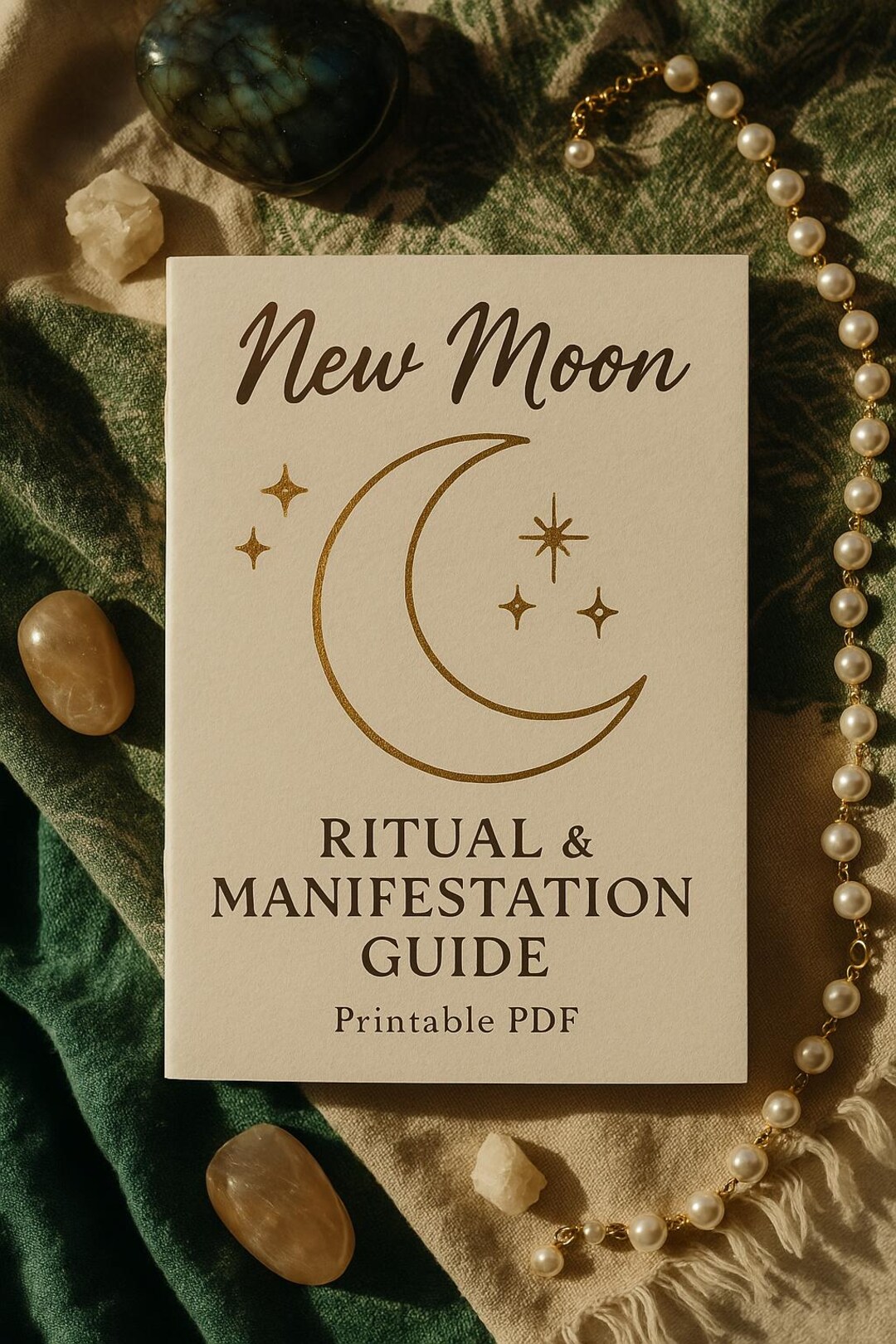 New Moon Ritual & Manifestation Guide • Printable PDF Workbook • Lunar ...