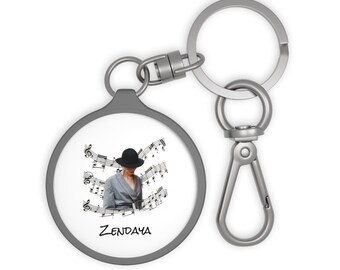 Personalized Name Keyring Tag Stylish Gift For Music Lover Friend