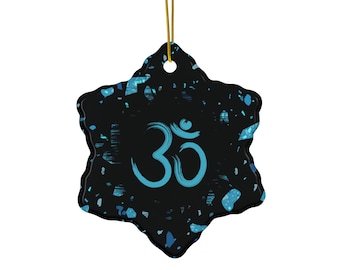 Om Chant Symbol Indian Festival Ornament Gift For Yoga Room Meditation Chakra Home Decor