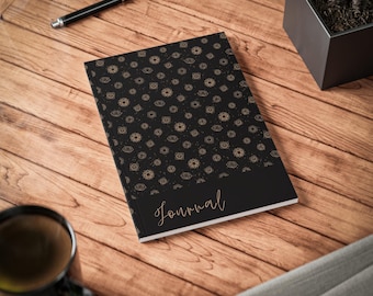 spiritual boho journal with 7 chakra symbols notebook for reflection sessions in meditation rooms
