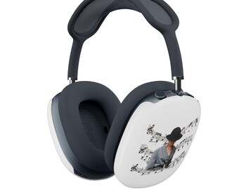 Music Notes Woman with Hat AirPod Max Case | Headphone Cover