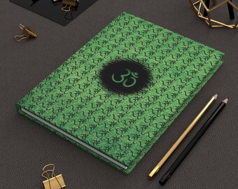 Om Symbol Gratitude Journaling Notebook For Spiritual Reflective Girlies Meditation Group