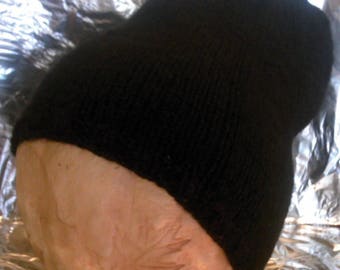 Fringe Inspired Olivia Black Knit Cap