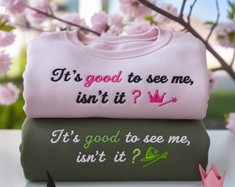 Embroidered Musical Theatre Crewneck Sweatshirt, Wicked Broadway Gift