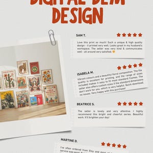 Mexican wall art bundle with colorful folk art prints for curated gallery wall displays