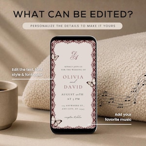 canva wedding, canva save the date