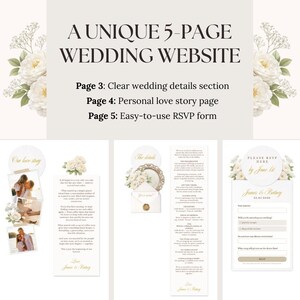 digital wedding invitation website, wedding invite with website, wedding invite rsvp website