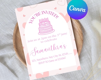 Daisy Birthday Invitation Editable, Daisy 1st Birthday Invite, Boho Daisy First Birthday Evite, Floral Digital invite Printable Template
