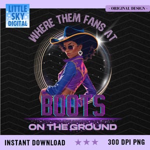 Purple Cowgirl PNG: Western Rodeo Clipart (Digital Download)