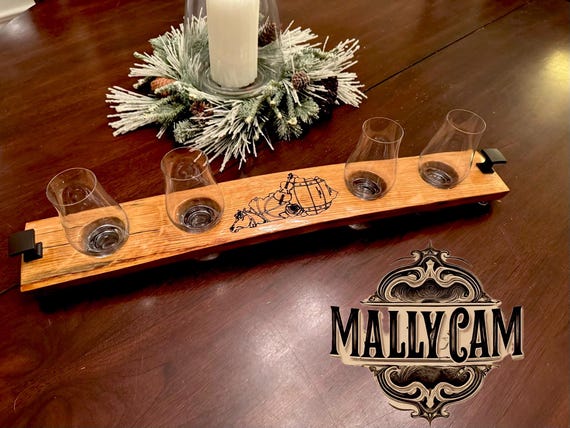 Bourbon Stave flight bar