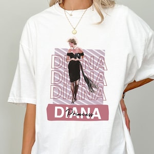Iconic Princess Diana Revenge Dress T-Shirt, 90s Vintage Graphic Tee, Limited Edition Retro Diana Shirt, Comfort Colors Unisex Tee