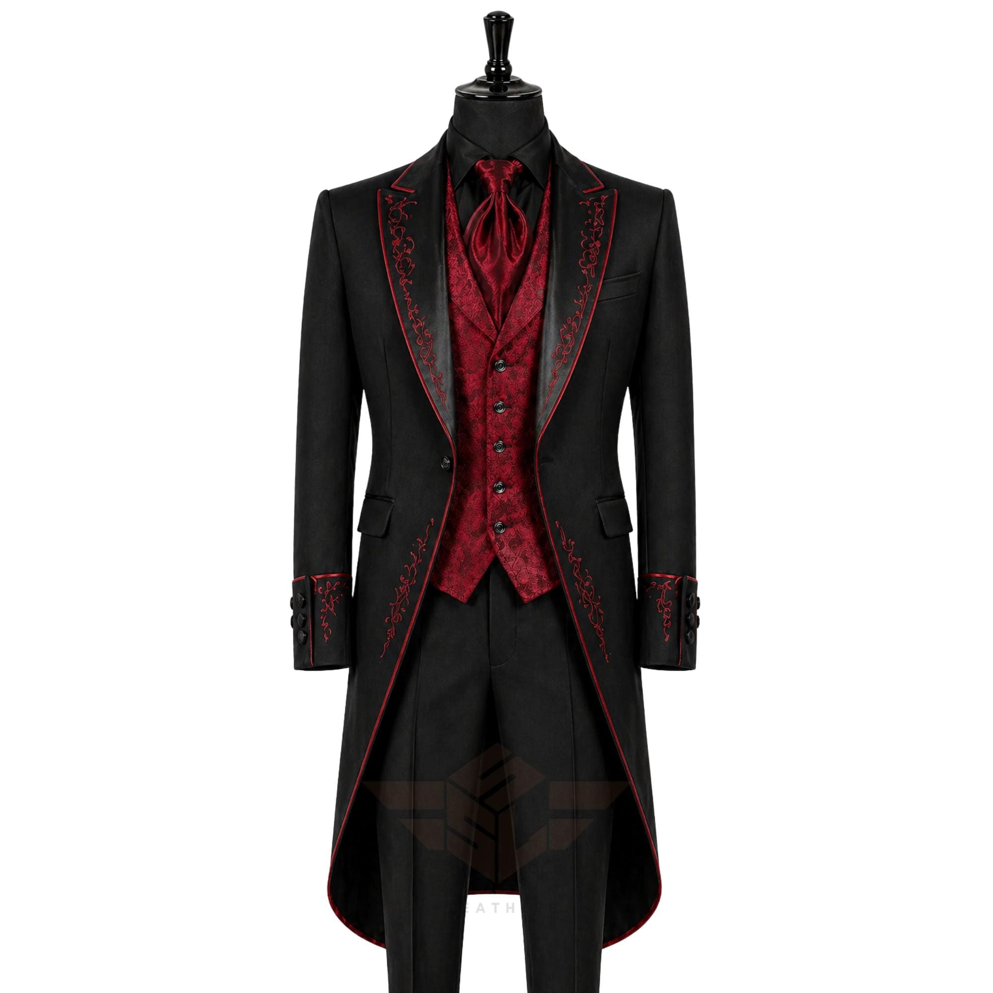Red and black suit - Etsy 日本
