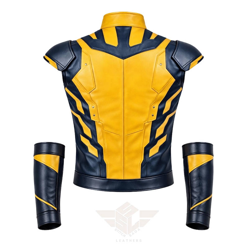deadpool wolverine
hugh jackman jacket
yellow hero jacket
movie cosplay jacket
superhero cosplay
wolverine jacket
mens leather jacket
comic con outfit
gift for him
cosplay fan gift
xmen cosplay jacket
handmade costume
marvel cosplay