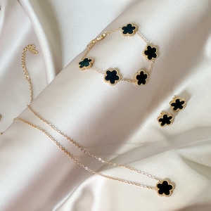 The Fleur Marbre Set | 3-Piece Artistic Jewelry Collection