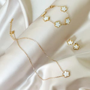 The Fleur Marbre Set | 3-Piece Artistic Jewelry Collection