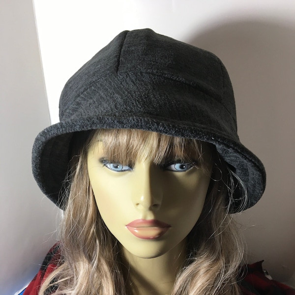 Grey Gray Hat Etsy