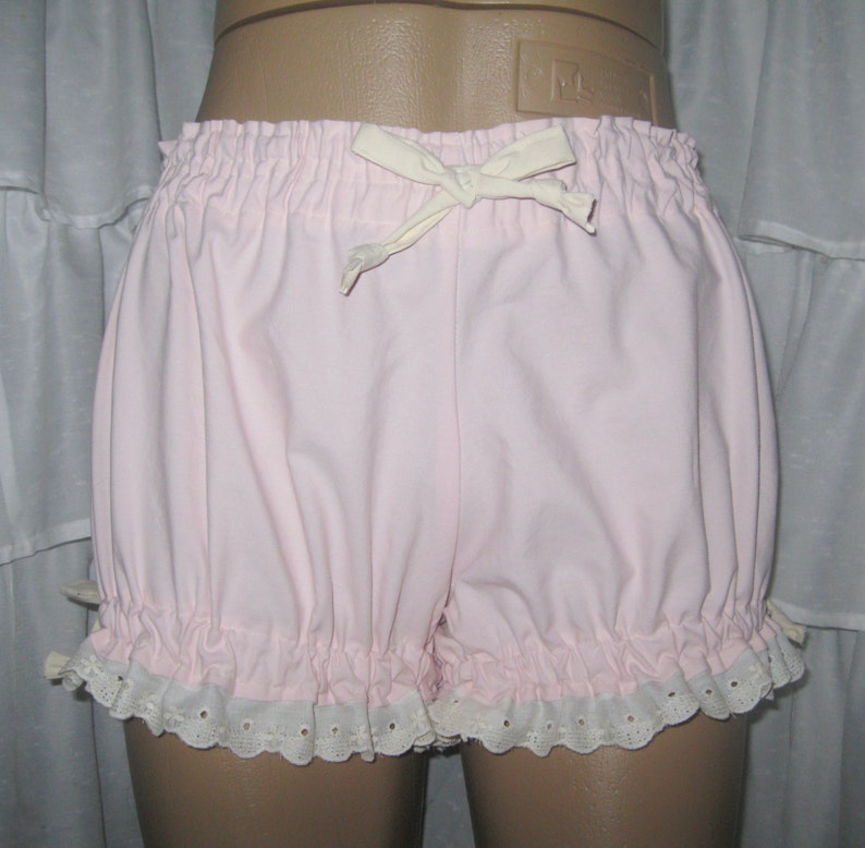 Womens Bloomers MediumLarge Womens Pink Cotton Bloomers Etsy