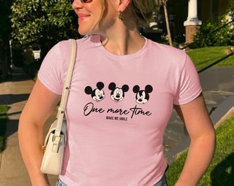 Camiseta retro de Mickey para bebé, camiseta vintage de Disney a juego, camiseta para niños, camiseta de vacaciones en Disneyland, Minnie con lazo, regalo de Mickey Mouse estilo Y2K de los 90