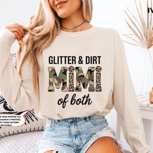 Comfort Colors® Halloween Mimi Sweatshirt , Halloween Gigi Nana Shirt, Spooky Mimi Shirt, Personalized Mama Halloween Shirt, Mini Sweatshirt