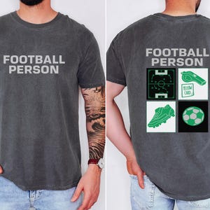 Comfort Colors® Football T-shirt, Tennessee Graphic Tee, Sport Shirts, Tennessee T-shirts, Tennessee Travel Gift, Tennessee Game Day