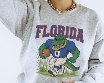 Later Gator Sweatshirt, Florida Sweatshirt, Retro Florida Shirt/Hoodie, Alligator Sweater, Christmas Gifts, University Football Fan