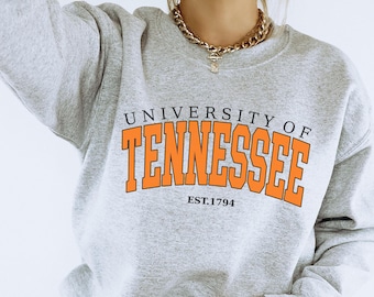Tennessee Vintage 90s Sweatshirt, Tennessee Graphic Tee, Sport Shirts, Tennessee T-shirts, Tennessee Travel Gift, Tennessee Game Day