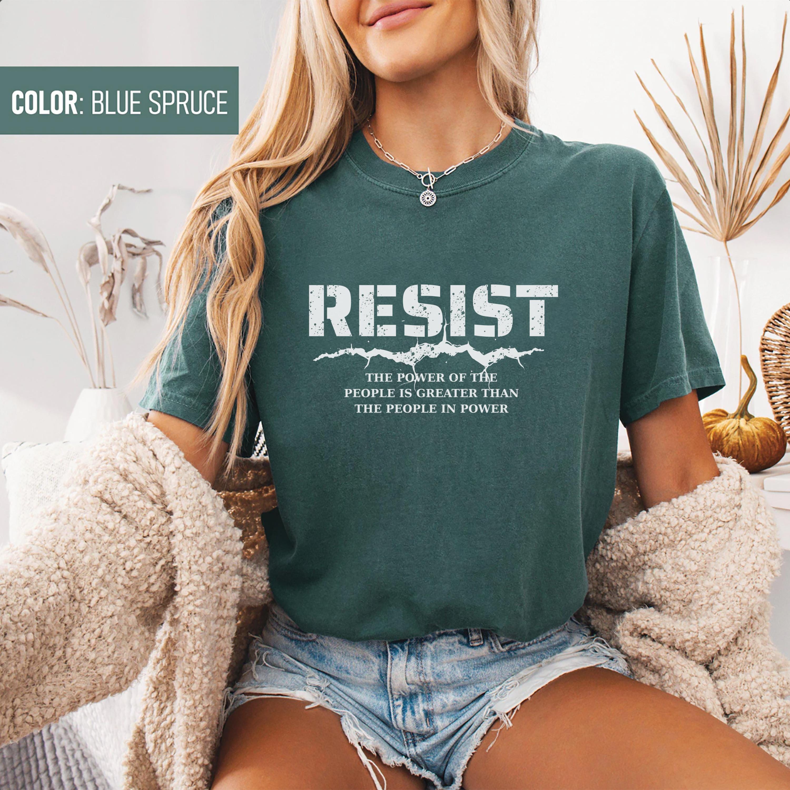 Comfort Colors® Save PBS Resist Shirt, Save Public Broadcasting, Political Protest T Shirt, Hands-Off Tee, Retro Public  Tee, Anti Trump