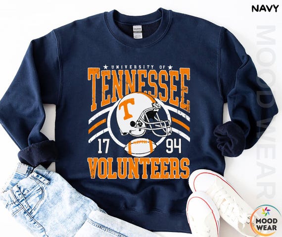 Tennessee Sweatshirt, Vintage 90s Tennessee Football Sweatshirt, Tennessee Football Tee,  Tennessee Shirts, Tennessee Game Day