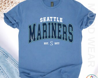 Chemise de fan de baseball de Seattle, T-shirt de baseball Seattle Sunday, cadeau de fan de Seattle, Baseball Seattle rétro sweat-shirt Seattle Chemise Seattle