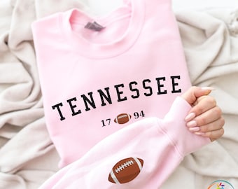Tennessee Football Sweatshirt, Tennessee Graphic Tee, Sport Shirts, Tennessee Shirt, Tennessee Volunteer Gift Tennessee Sweatshirt