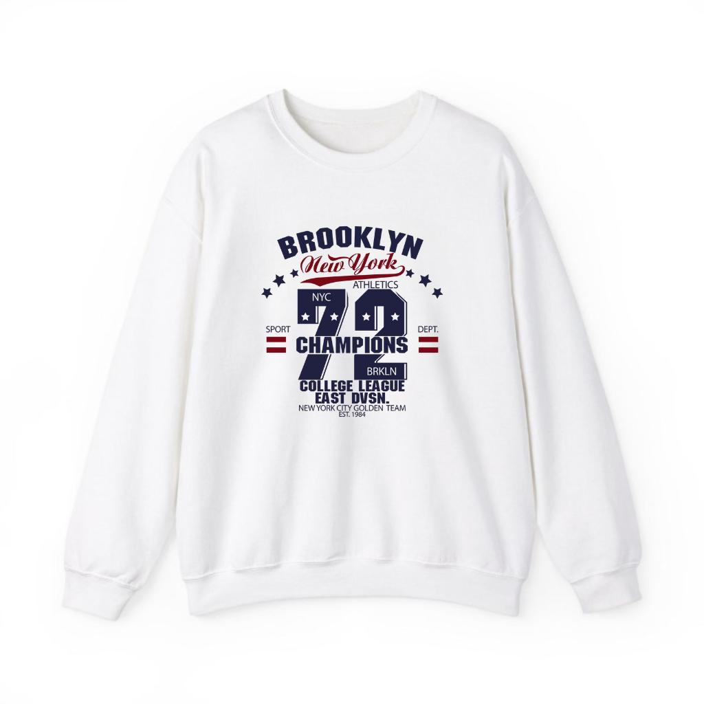 Vintage Brooklyn New York 72 Champions Sweatshirt Retro College